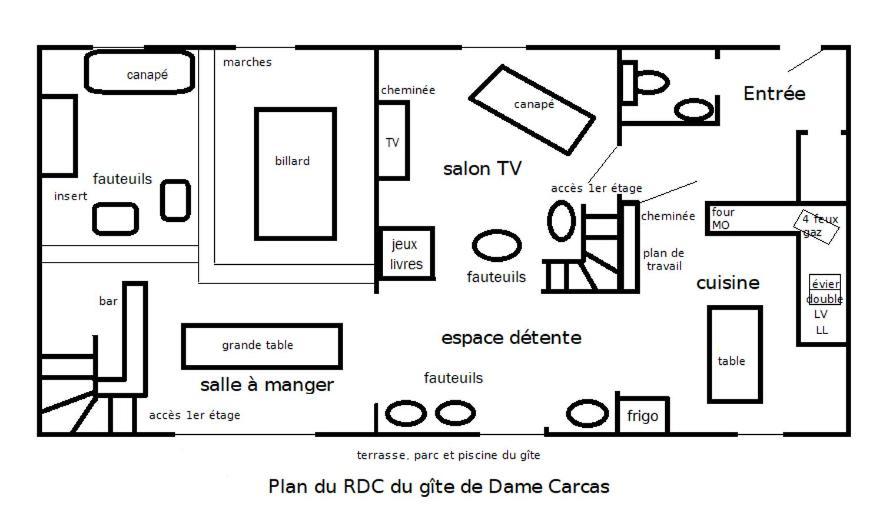 Domaine D'Herminis - Gite De Dame Carcas Carcassonne Exterior foto
